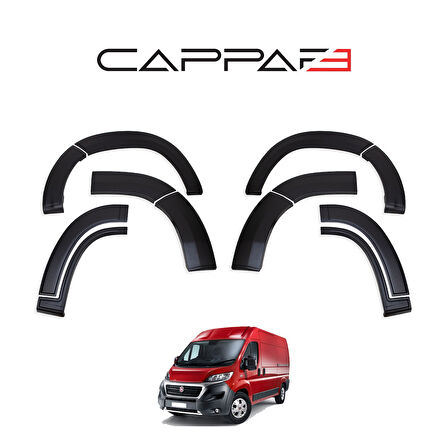 Fiat Ducato 2014- Yılı ve Sonrası Uyumlu Çamurluk Dodik 12 Parça 