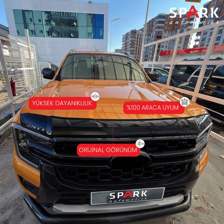 Ford Ranger 2023- Yılı ve Sonrası Uyumlu Kaput Rüzgarlığı 4mm