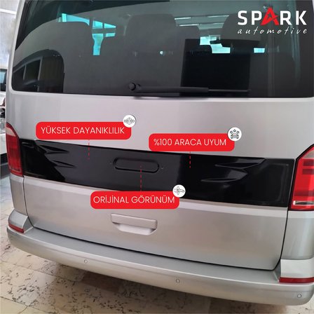 Volkswagen Transporter T6 2015-2020 Yıl Aralığı Uyumlu Plaka Yeri Kaplama 