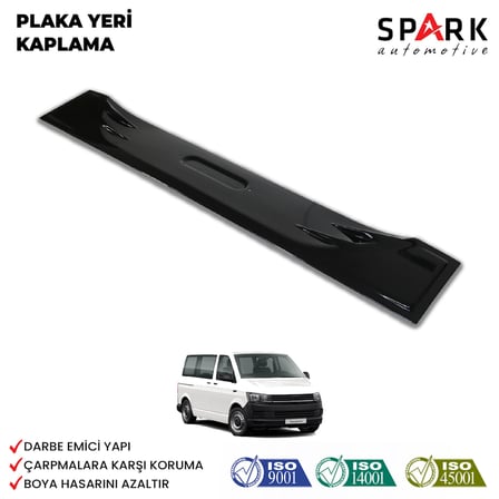 Volkswagen Transporter T6 2015-2020 Yıl Aralığı Uyumlu Plaka Yeri Kaplama 