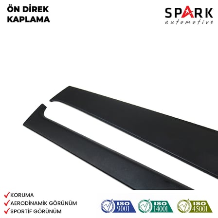 Volkswagen Transporter T6 2015-2020 Yıl Aralığı Uyumlu Ön Direk Kaplama 4 Parça