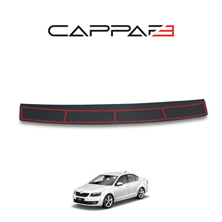 Skoda Octavia 2013 Yılı Ve Sonrası Uyumlu Arka Tampon Eşiği Parlak