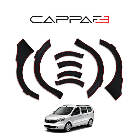 Dacia Lodgy 2013- Yılı ve Sonrası Uyumlu Çamurluk Dodik 8 Parça