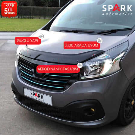 Renault Trafic 2014-2019 Yıl Aralığı Uyumlu Kaput Rüzgarlığı 3mm