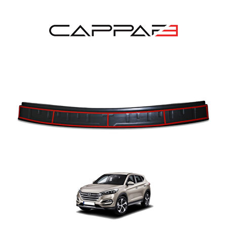 Hyundai Tucson 2018-2020 Yıl Arası Arka Tampon Eşiği Parlak