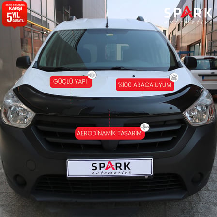 Dacia Dokker 2012-2019 Uyumlu Kaput Rüzgarlığı 3mm