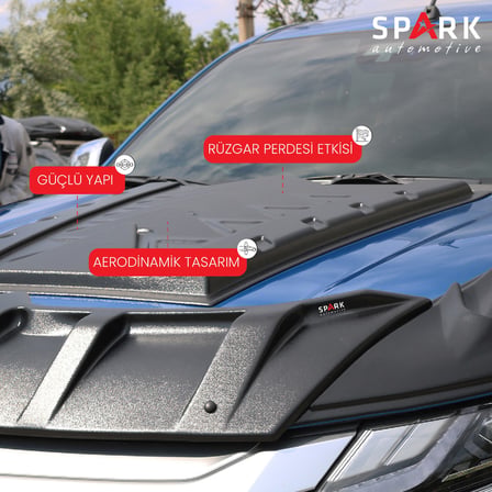 Mitsubishi L200 2019- Yılı ve Sonrası Uyumlu Ön Kaput Scoop
