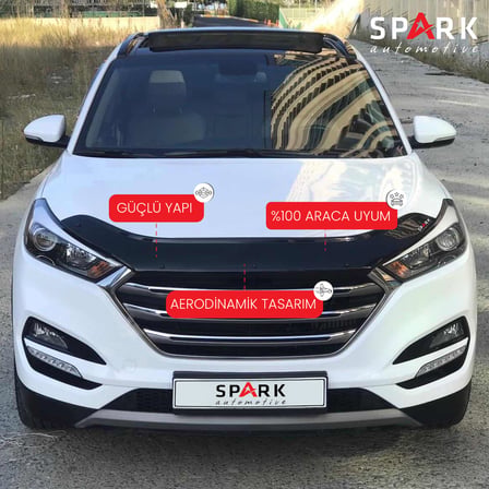 Hyundai Tucson 2018-2020 Yıl Arası Kaput Rüzgarlığı 4mm