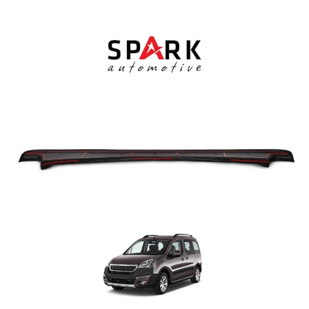 Peugeot Partner Tepee 2015-2018 Yıl Aralığı Uyumlu Arka Tampon Eşiği Mat