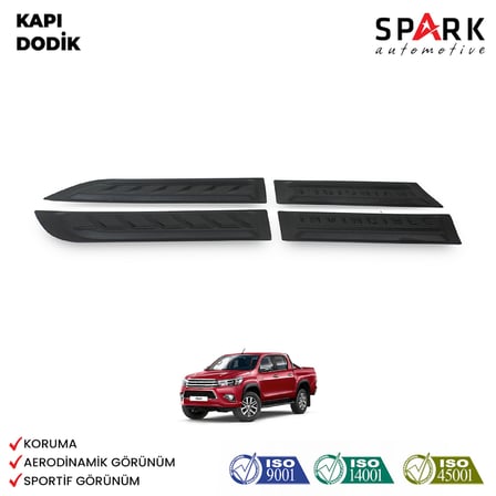 Toyota Hilux 2015-2020 Yıl Aralığı Uyumlu Kapı Dodik 4 Parça