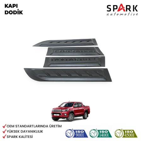 Toyota Hilux 2015-2020 Yıl Aralığı Uyumlu Kapı Dodik 4 Parça