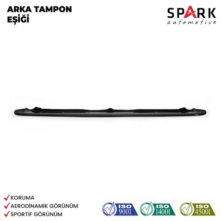 Renault Trafic 2001-2014 Yıl Aralığı Uyumlu Arka Tampon Eşiği Parlak