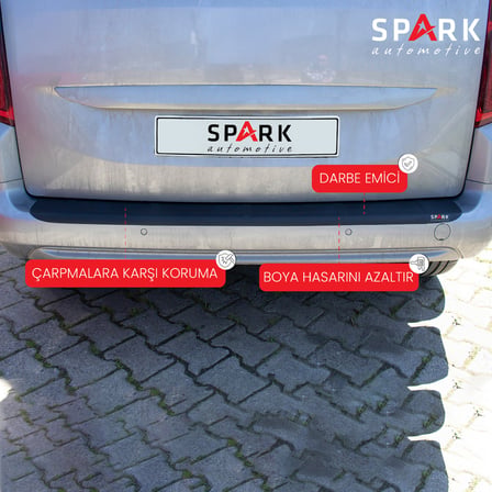  Opel Combo E 2018 Yılı Ve Sonrası Arka Tampon Eşiği Mat 