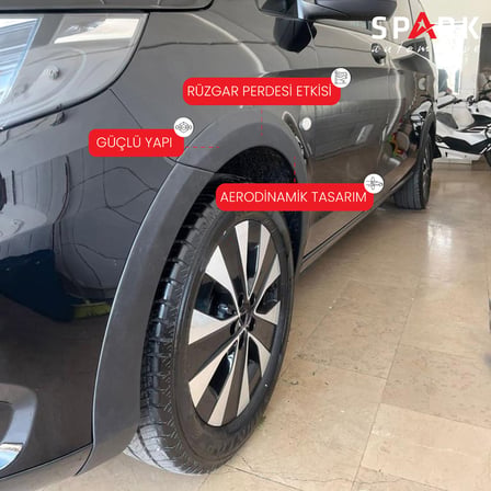 Mercedes Vito 2015-2020 Yıl Aralığı Uyumlu Çamurluk Dodik 8 Parça