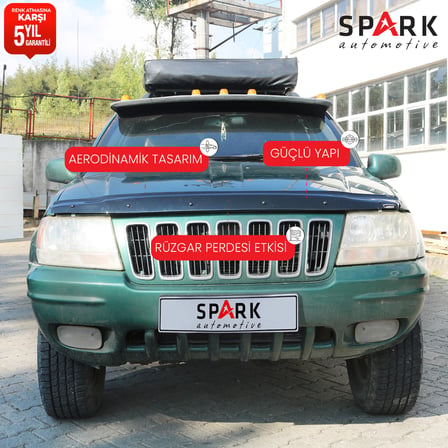 Jeep Grand Cherokee 1999 Yılı Ve Sonrası Uyumlu Kaput Rüzgarlığı 3mm