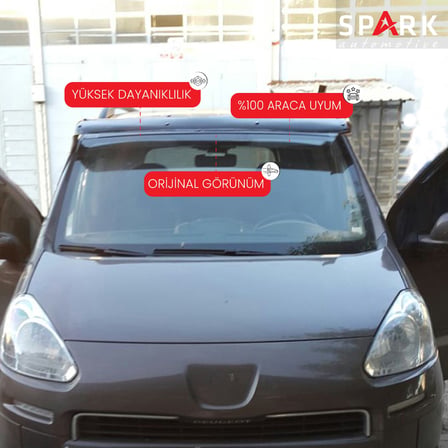Peugeot Partner Tepee 2009-2015 Yıl Aralığı Uyumlu Ön Cam Güneşlik