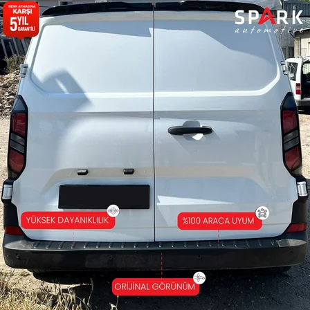 Ford Custom 2023- Yılı ve Sonrası Uyumlu Arka Tampon Eşiği Mat