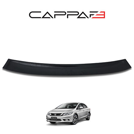 Honda Civic 2012-2015 Yıl Aralığı Uyumlu Arka Cam Üstü Spoyler İnce Model
