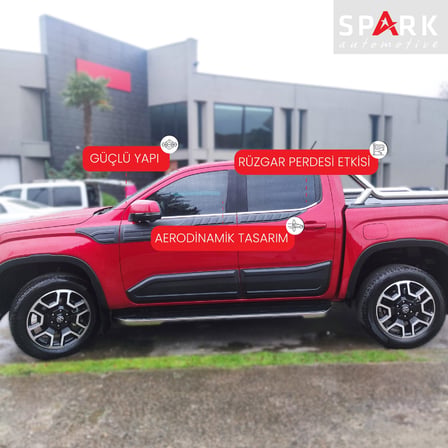 Volkswagen Amarok 2023- Yılı ve Sonrası Uyumlu Kapı Dodik 4 Parça