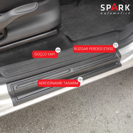 Volkswagen Amarok 2010-2022 Yıl Aralığı Uyumlu Kapı Eşiği 4 Parça