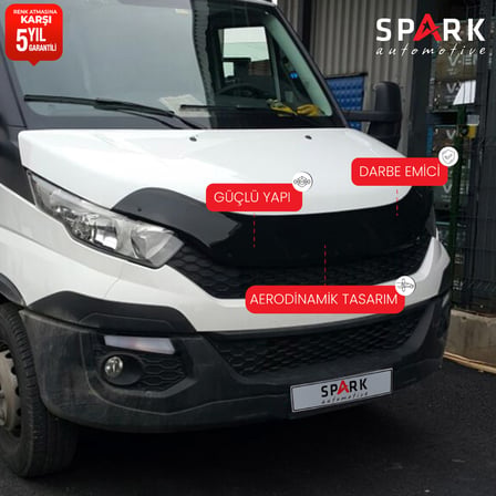 Iveco Daily 2014-2019 Yıl Aralığı Kaput Rüzgarlığı 4mm