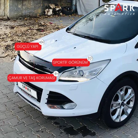 Ford Kuga 2013-2016 Yıl Aralığı Uyumlu Kaput Rüzgarlığı 3mm