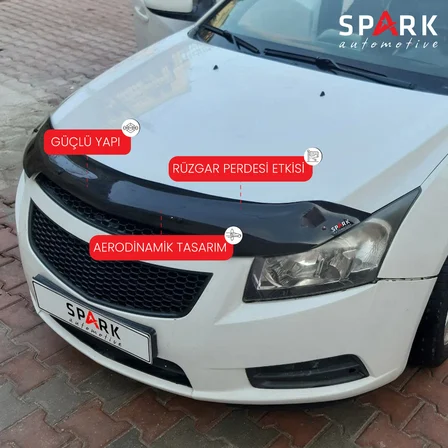 Chevrolet Cruze 2008-2016 Uyumlu Kaput Rüzgarlığı 3mm