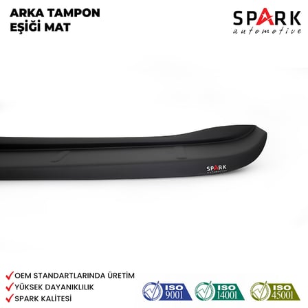 Opel Astra J Sedan 2012-2018 Yıl Aralığı Uyumlu Arka Tampon Eşiği Mat
