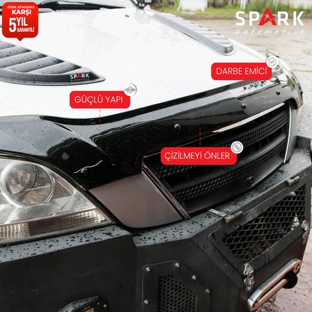 Kia Sorento 2002-2006 Yılları Arası Uyumlu Kaput Rüzgarlığı 3mm