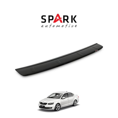 Skoda Octavia 2013 Yılı Ve Sonrası Uyumlu Arka Tampon Eşiği Parlak