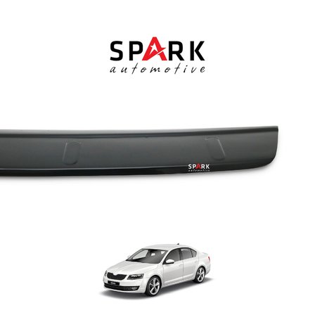 Skoda Octavia 2013 Yılı Ve Sonrası Uyumlu Arka Tampon Eşiği Parlak