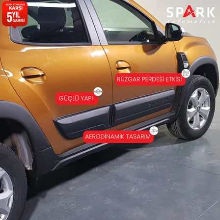 Dacia Duster 2018-2024 Yıl Aralığı Uyumlu Kapı Dodik 4 Parça