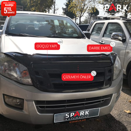 Isuzu D-Max 2012-2017 Yıl Aralığı Uyumlu Kaput Rüzgarlığı 3mm