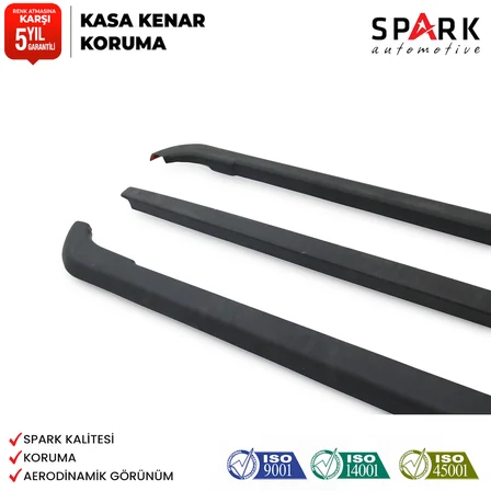 Volkswagen Amarok 2010-2022 Yıl Aralığı Uyumlu Kasa Kenar Koruma 3 Parça