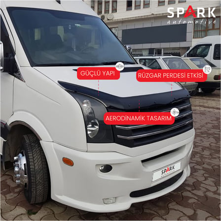 Volkswagen Crafter 2012-2017 Yıl Aralığı Uyumlu Kaput Rüzgarlığı 3mm