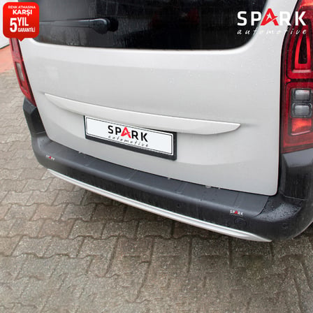Peugeot Rifter 2019- Yılı ve Sonrası Uyumlu Arka Tampon Eşiği Mat