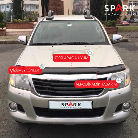 Toyota Hilux 2012-2015 Yıl Aralığı Uyumlu Kaput Rüzgarlığı 4mm