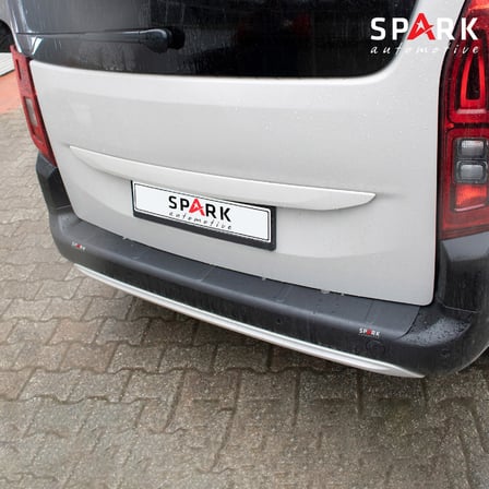 Citroen Berlingo 2019- Yılı ve Sonrası Uyumlu Arka Tampon Eşiği Mat
