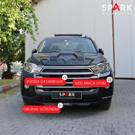 Ssangyong Musso 2021- Yılı ve Sonrası Uyumlu Ön Tampon Detay 2 Parça