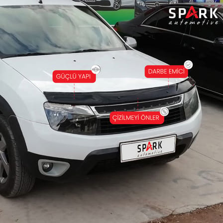 Dacia Duster 2010-2017 Yıl Aralığı Uyumlu Kaput Rüzgarlığı 3mm