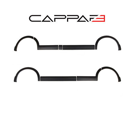 Volkswagen Transporter T6 2015-2020 Yıl Aralığı Uyumlu Kısa Şase Çift Sürgü Dodik Seti 11 Parça 