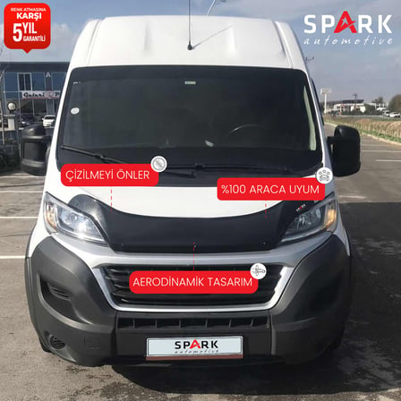 Fiat Ducato 2014- Yılı ve Sonrası Uyumlu Kaput Rüzgarlığı 4mm