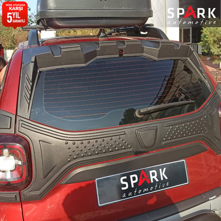 Dacia Duster 2018-2022 Yıl Aralığı Uyumlu Arka Cam Spoiler 3 Parça