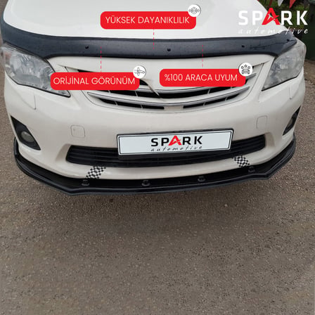 Toyata Corolla 2008-2013 Yıl Aralığı Uyumlu Kaput Rüzgarlığı 4mm