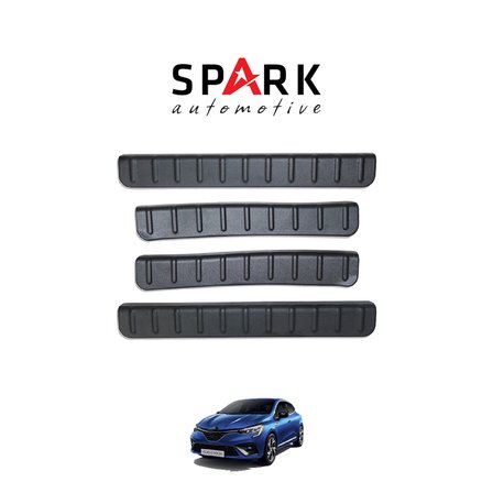 Renault Clio 5 2020- Yılı ve Sonrası Uyumlu Kapı Eşiği 4 Parça