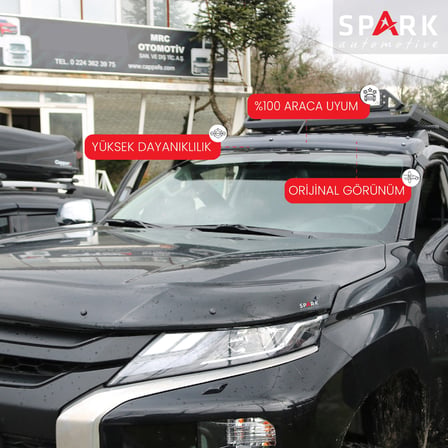 Mitsubishi L200 2019- Yılı ve Sonrası Uyumlu Ön Cam Güneşliği