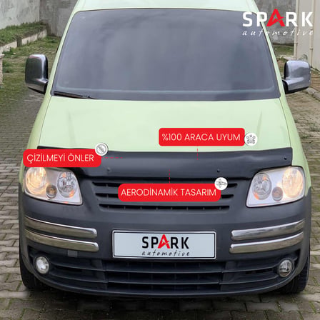 Volkswagen Caddy 2004-2010 Yıl Aralığı Uyumlu Kaput Rüzgarlığı 3mm