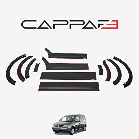 Volkswagen Caddy 2010-2015 Yıl Aralığı Uyumlu Uzun Şase Çift Sürgü Dodik Seti 12 Parça 