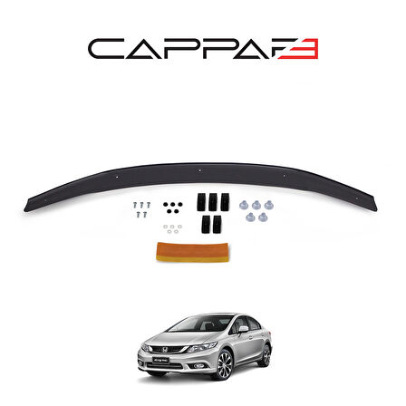 Honda Civic 2012-2015 Yıl Aralığı Uyumlu Kaput Rüzgarlık 3mm