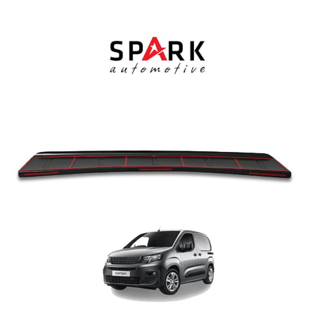 Peugeot Partner Tepee 2019 Yılı Ve Sonrası Uyumlu Arka Tampon Eşiği Parlak
